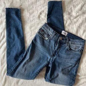 Hudson Blue Jeans Ginny Straight Ankle w. Cuff Denim 24